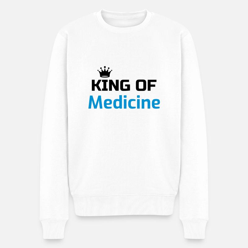 Arzt / Medizin / Ärztin / doctor - Männer Premium Bio Pullover - Weiß