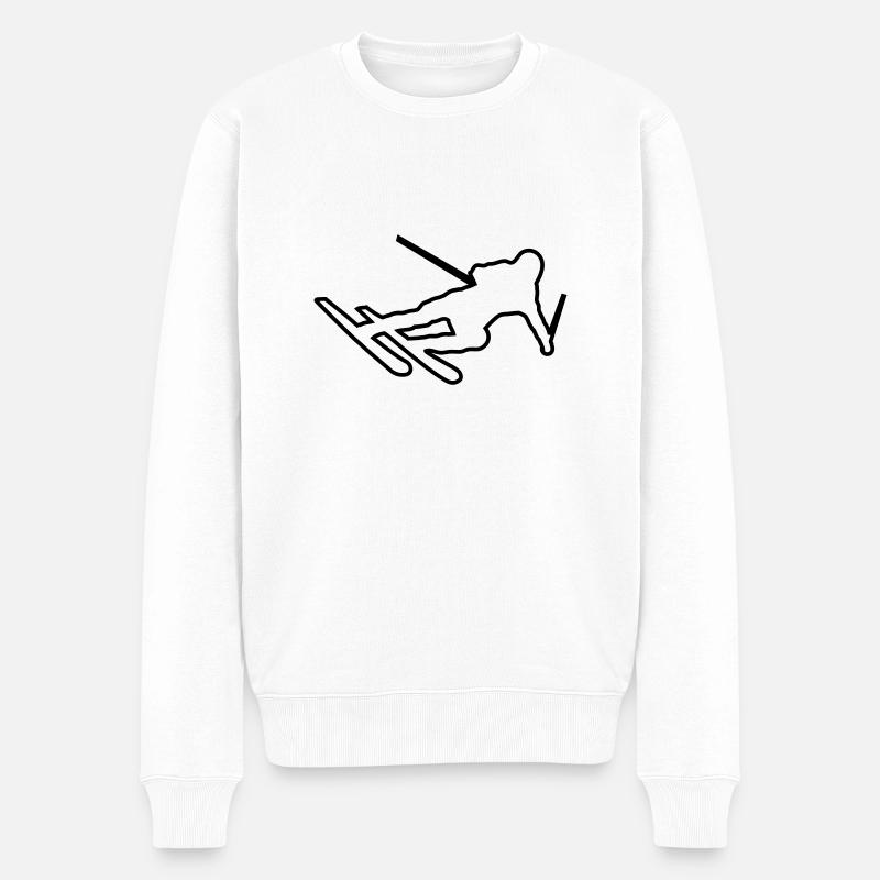 ski - Pull Premium bio Homme - blanc