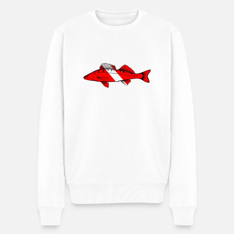 Zander par Scuba.Style - Pull Premium bio Homme - blanc