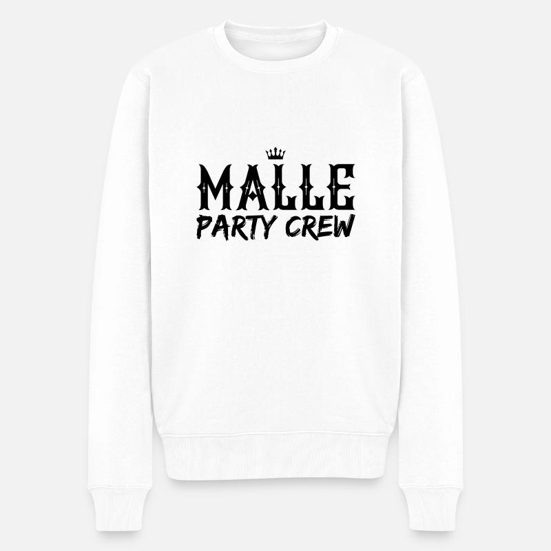Équipage de Malle Party - Pull Premium bio Homme - blanc