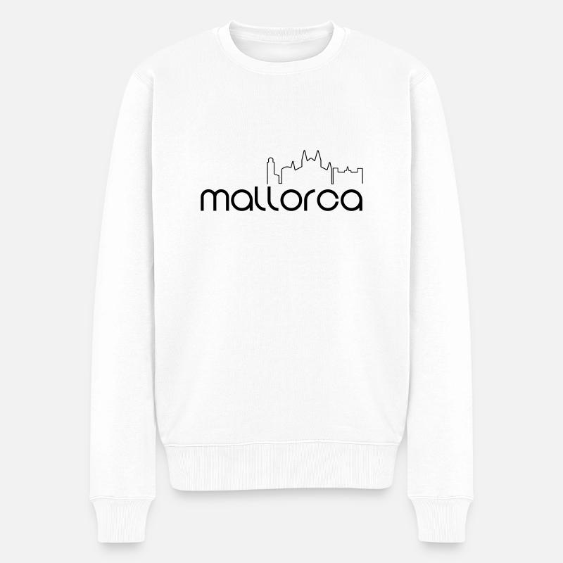 Majorque - Pull Premium bio Homme - blanc