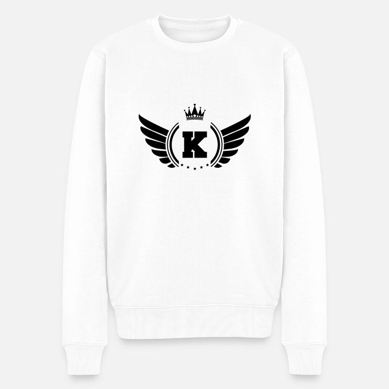 Armoiries K - Pull Premium bio Homme - blanc