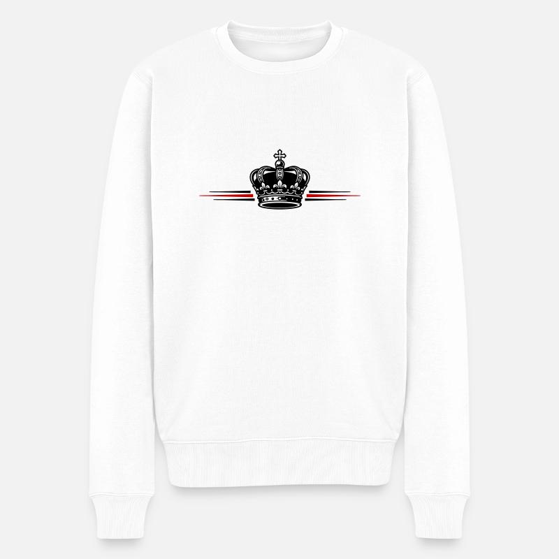 Sa Majesté de la Couronne - Pull Premium bio Homme - blanc