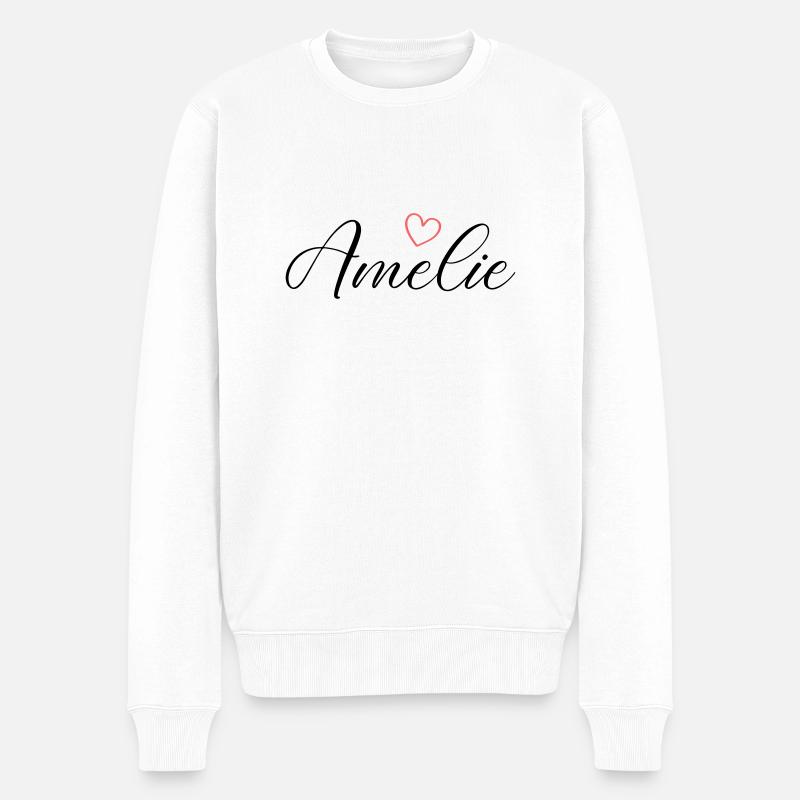 Nom d’Amélie - Pull Premium bio Homme - blanc