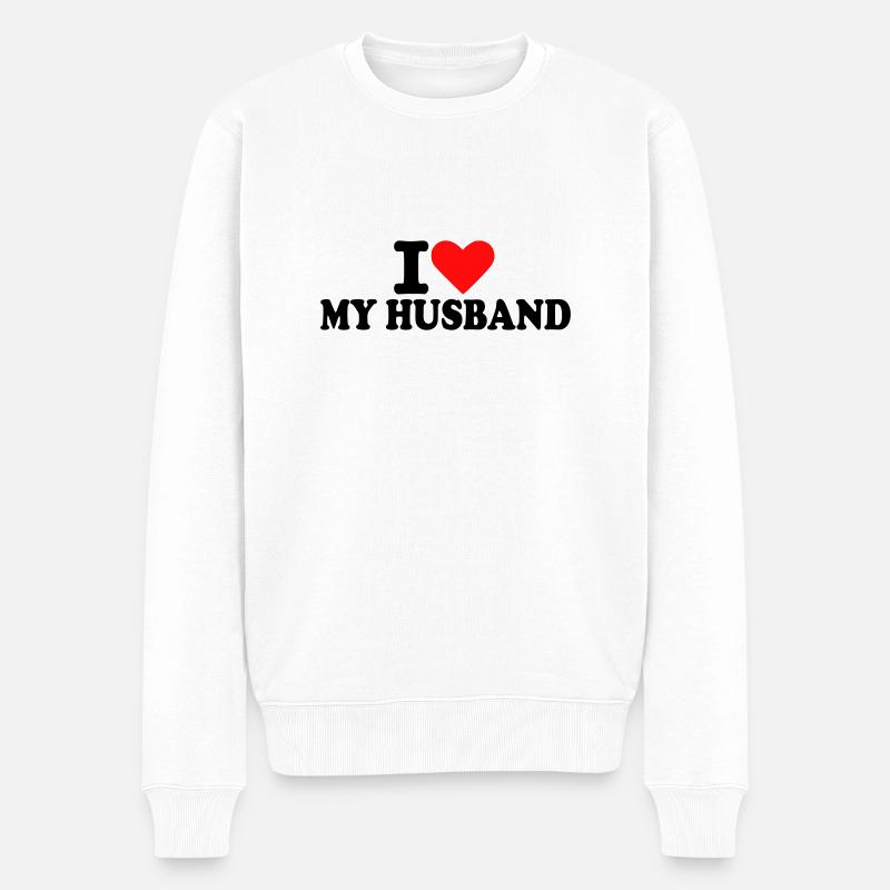 Husband - Mari - Pull Premium bio Homme - blanc