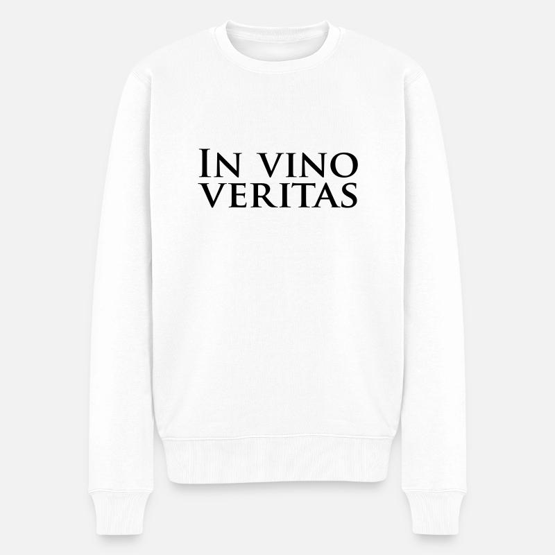 citation vin œnologue vigneron viticole - Pull Premium bio Homme - blanc