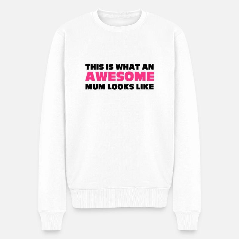 Mum - Pull Premium bio Homme - blanc