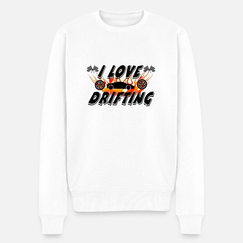 Voiture - Pull Premium bio Homme - blanc