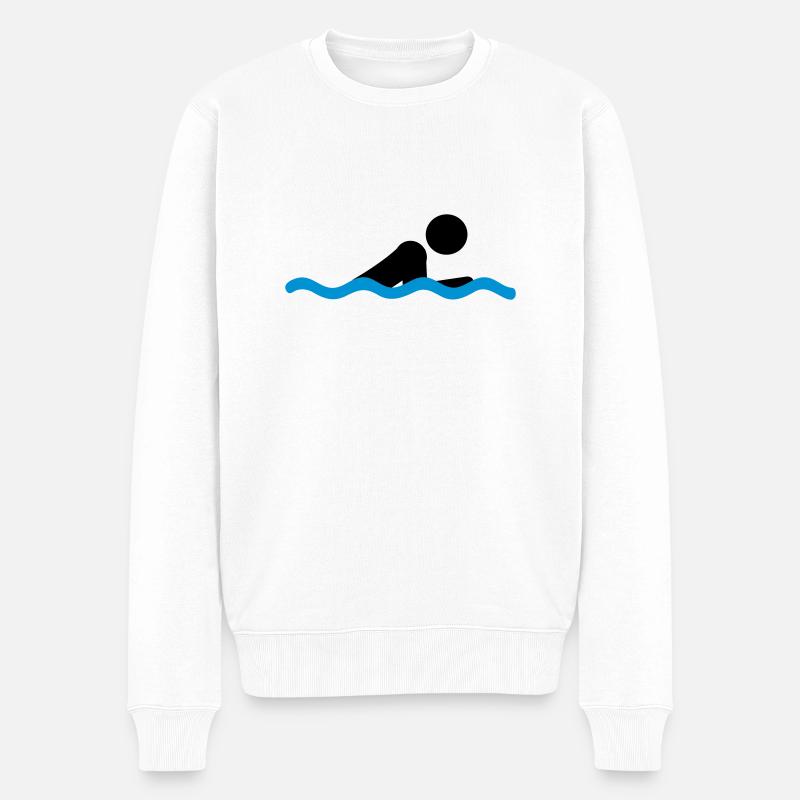 Brasse - Pull Premium bio Homme - blanc