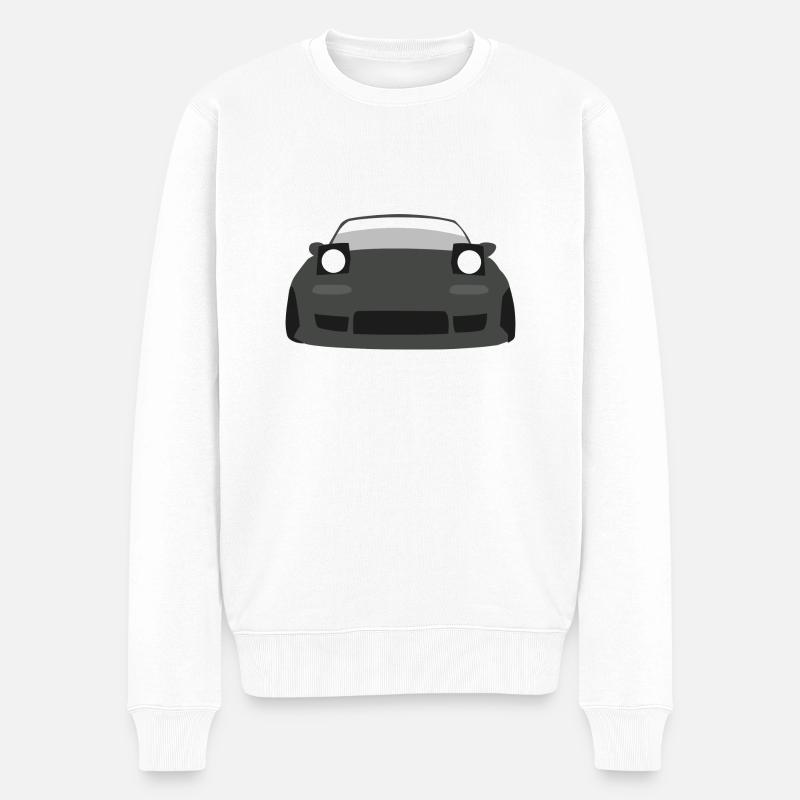 miata - Pull Premium bio Homme - blanc