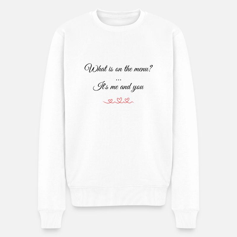 Déclaration d'amour - Pull Premium bio Homme - blanc