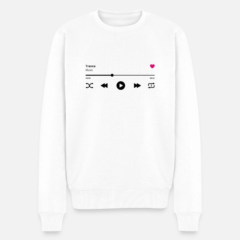 Transe - Pull Premium bio Homme - blanc