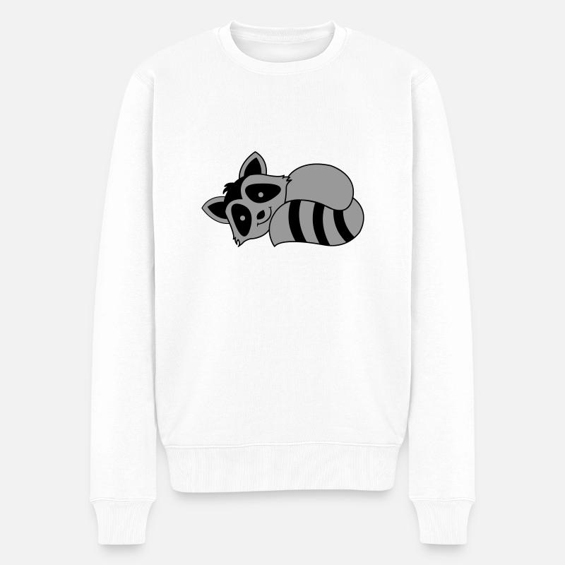 Raton-laveur - Pull Premium bio Homme - blanc