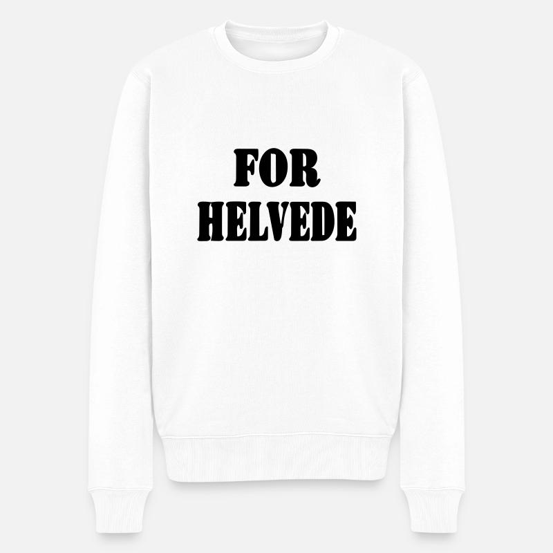 bon sang - Pull Premium bio Homme - blanc