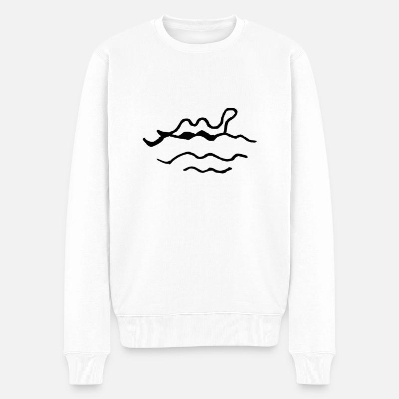 Nessie - Pull Premium bio Homme - blanc
