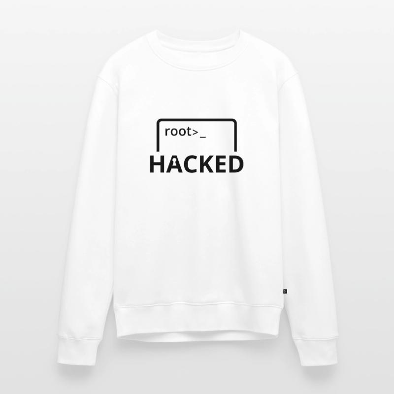 Hacked hacker computer scientist computer programmer Men's Premium Organic Jumper