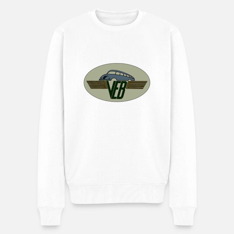 VEB Kraftverkehr - Männer Premium Bio Pullover - Weiß