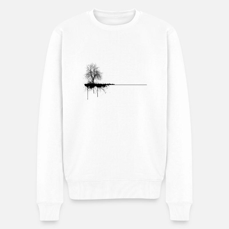 Arbre d'encre - Pull Premium bio Homme - blanc
