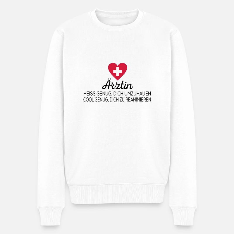 Médecin - Pull Premium bio Homme - blanc