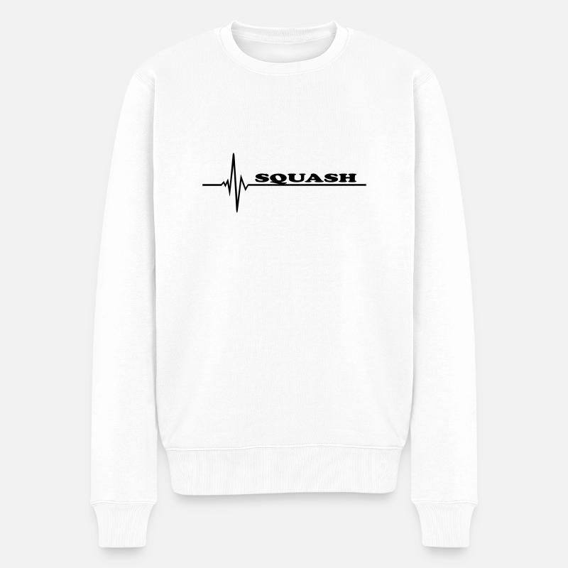 Squash - Pull Premium bio Homme - blanc