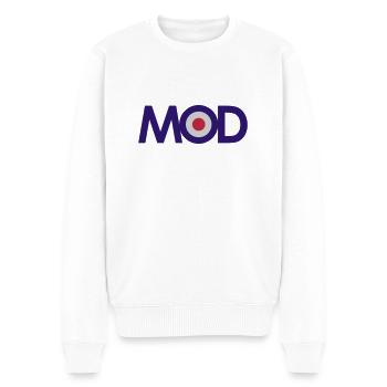 Mod - Männer Premium Bio Pullover - Weiß - Vorne - Thijin (182cm)