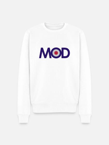Mod - Männer Premium Bio Pullover - Weiß