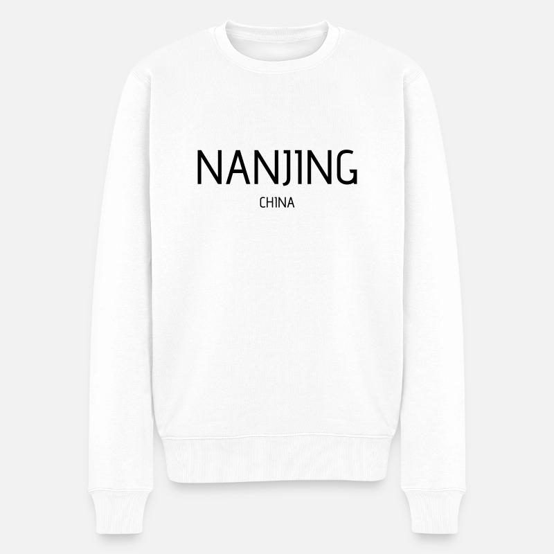 naïf - Pull Premium bio Homme - blanc