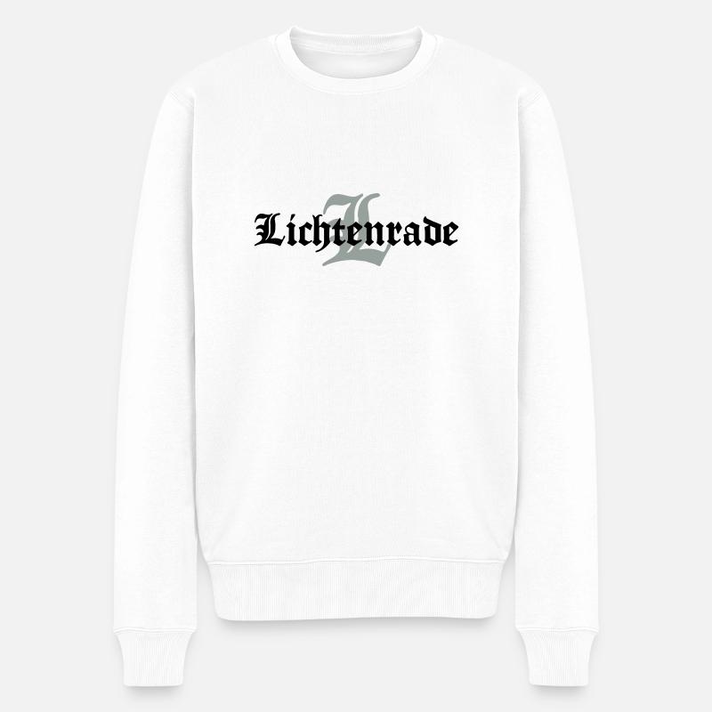 lichtenrade - Männer Premium Bio Pullover - Weiß