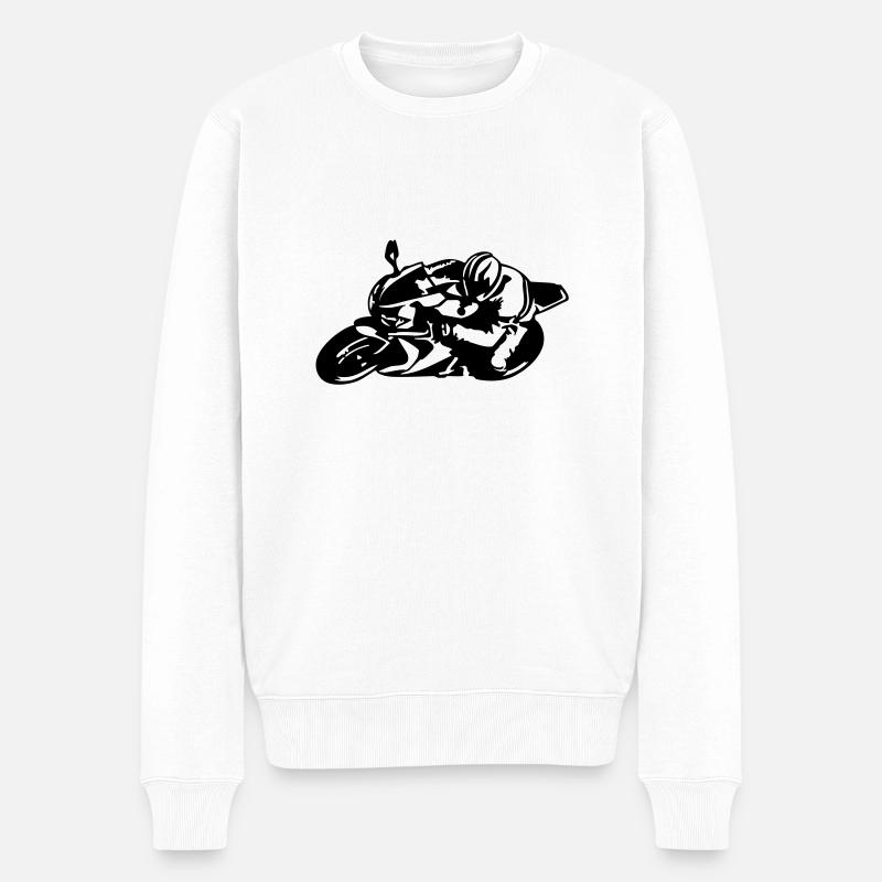 cb41_1000r - Pull Premium bio Homme - blanc