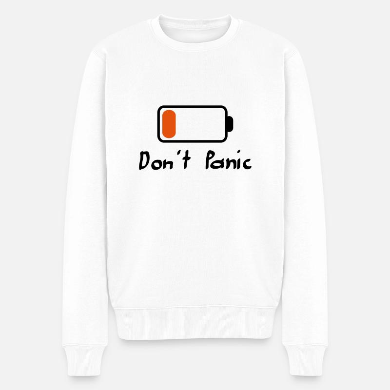 0017 Akku exp - Pull Premium bio Homme - blanc