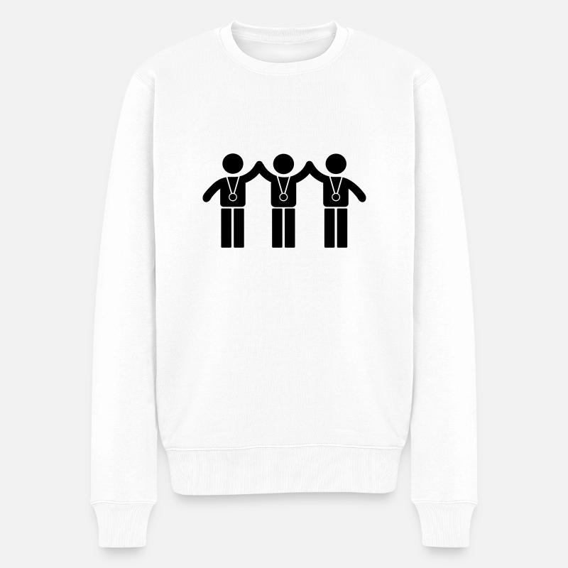 Travail d’Équipe - Pull Premium bio Homme - blanc