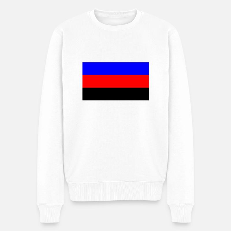 Fierté polyamoureuse - Pull Premium bio Homme - blanc
