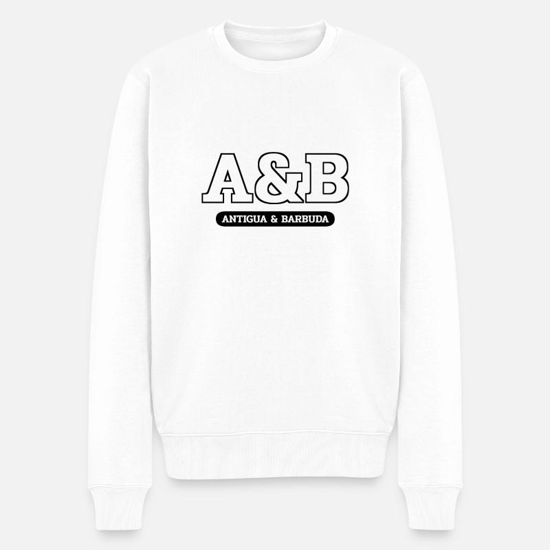 Antigua-et-Barbuda - St John’s - Antilles - Pull Premium bio Homme - blanc