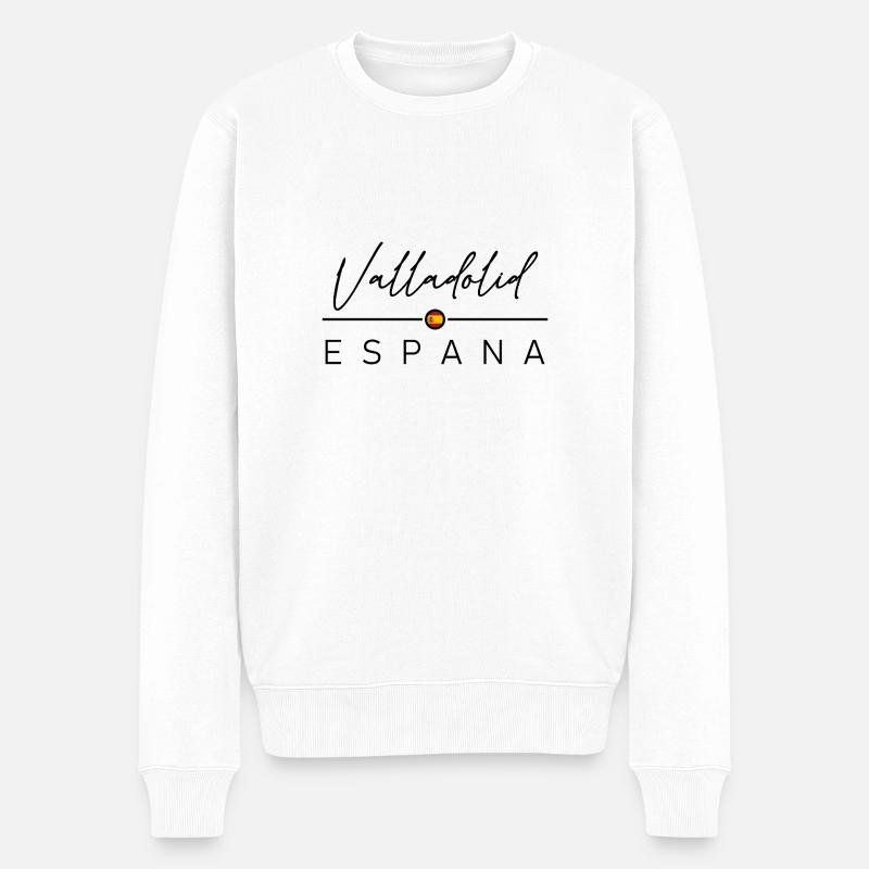 Espagne - Valladolid - Espagne - España - Pull Premium bio Homme - blanc