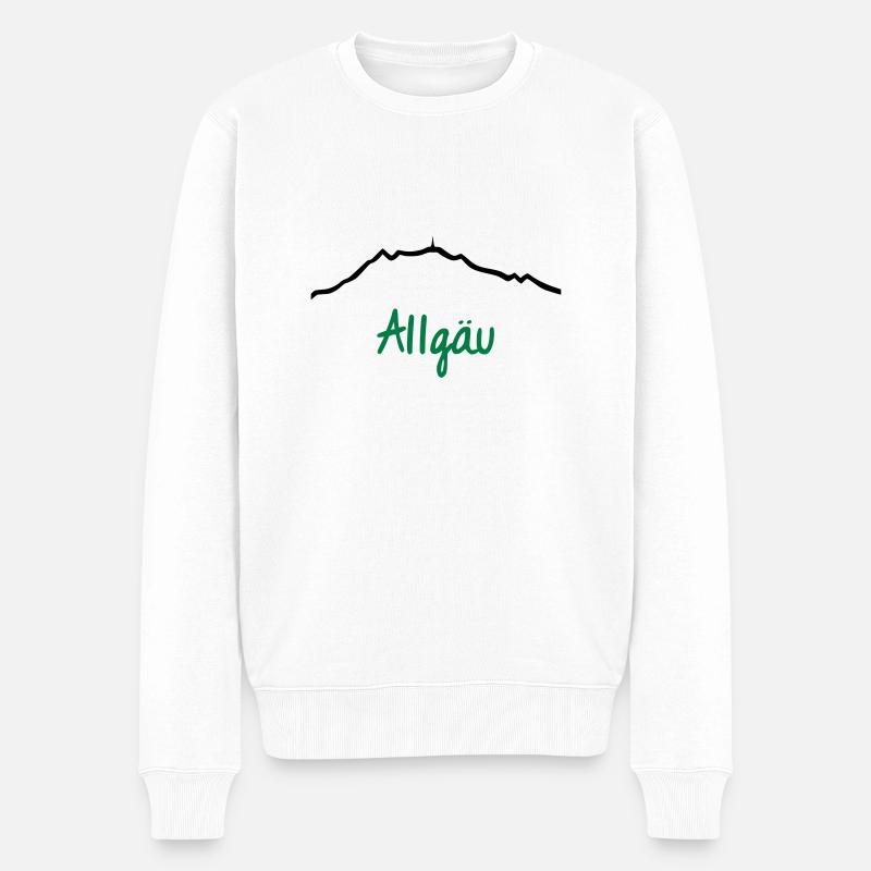 Grünten Tassen & Zubehör - Männer Premium Bio Pullover - Weiß
