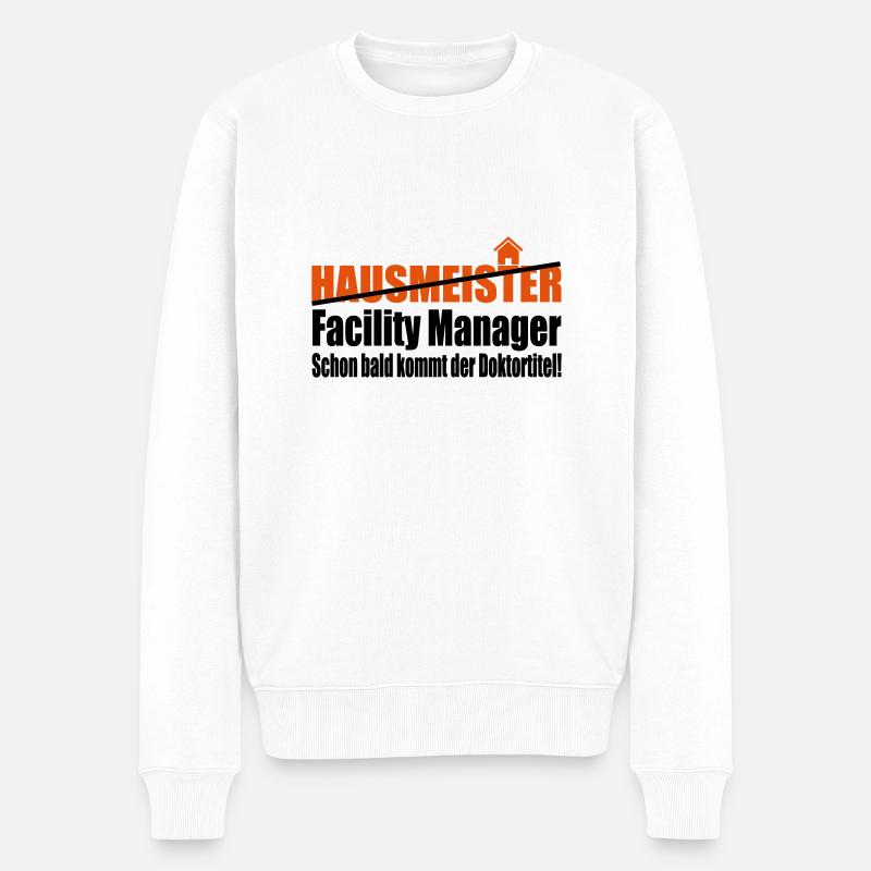 concierge - Pull Premium bio Homme - blanc