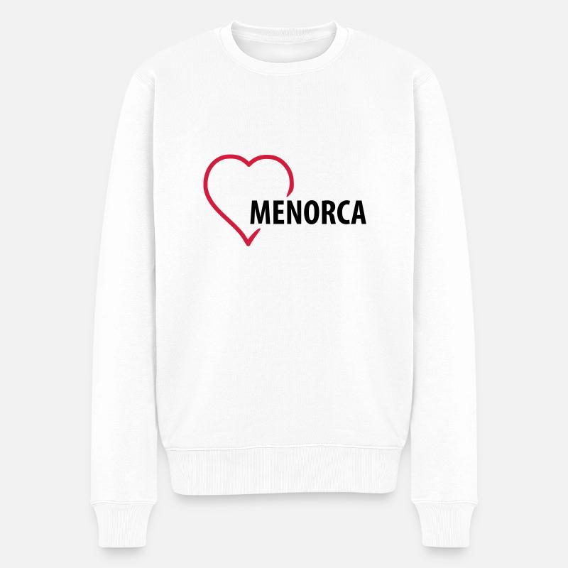 menorca__f2 - Pull Premium bio Homme - blanc