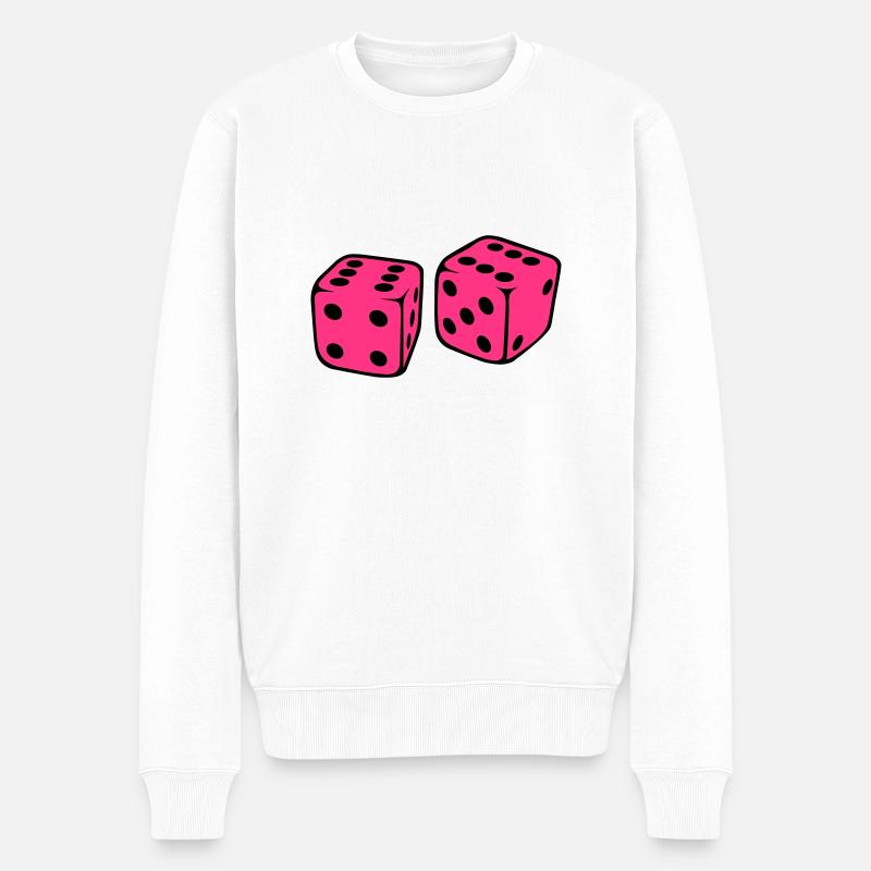 Dé - Pull Premium bio Homme - blanc