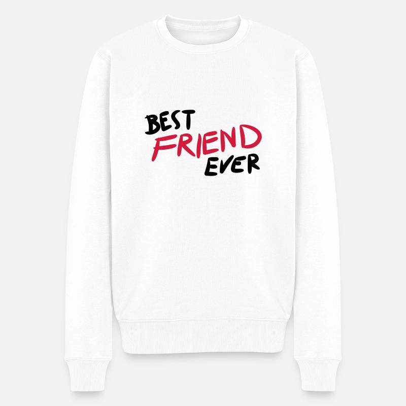 Meilleure amie jamais - Pull Premium bio Homme - blanc