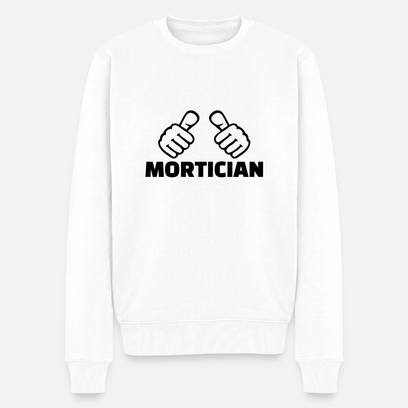 Bestatter - Männer Premium Bio Pullover - Weiß