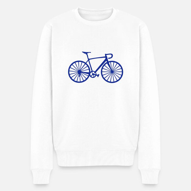 velo course bicyclette 2205 - Pull Premium bio Homme - blanc