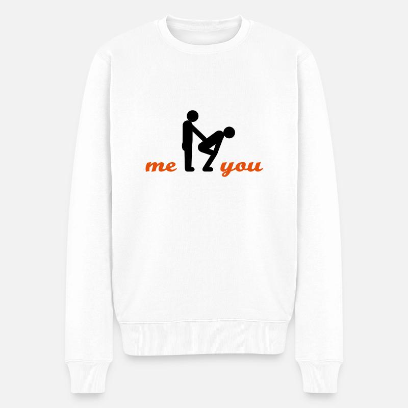 two guys (t) - Pull Premium bio Homme - blanc