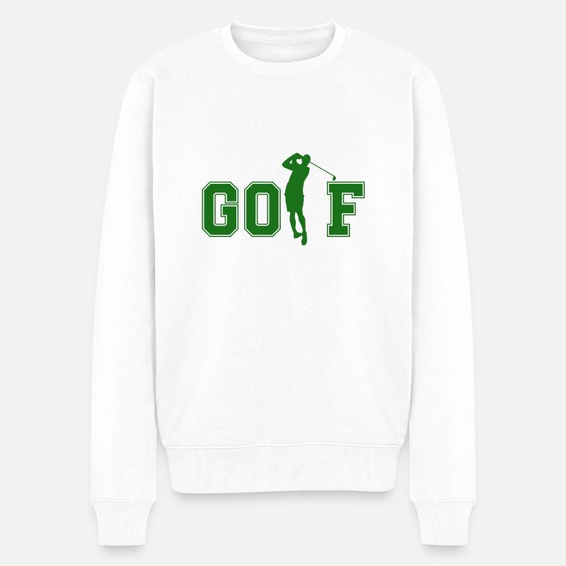 golfe - Pull Premium bio Homme - blanc