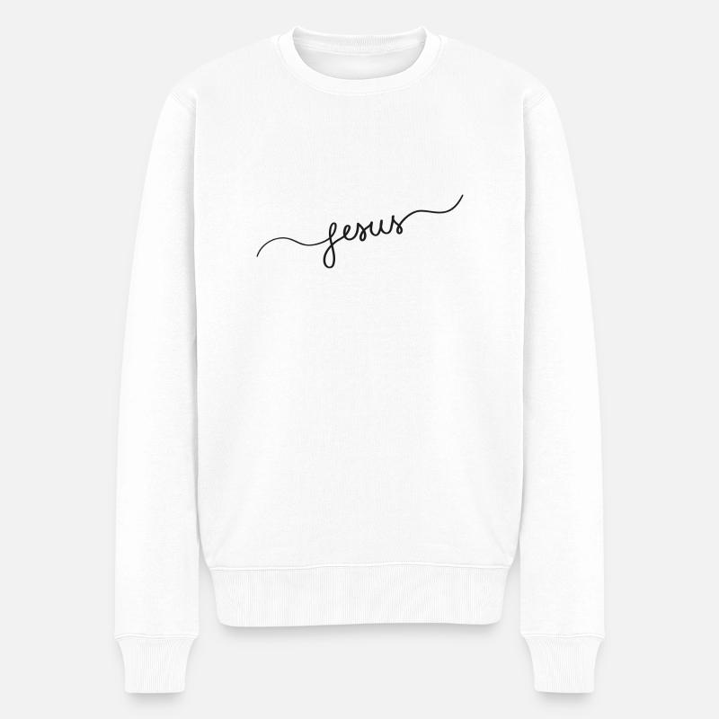 Mon Dieu - Pull Premium bio Homme - blanc