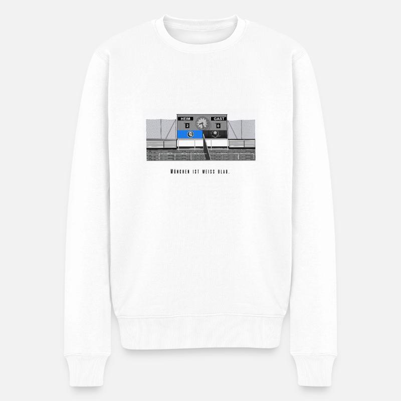 Giesing // Illustration - Pull Premium bio Homme - blanc