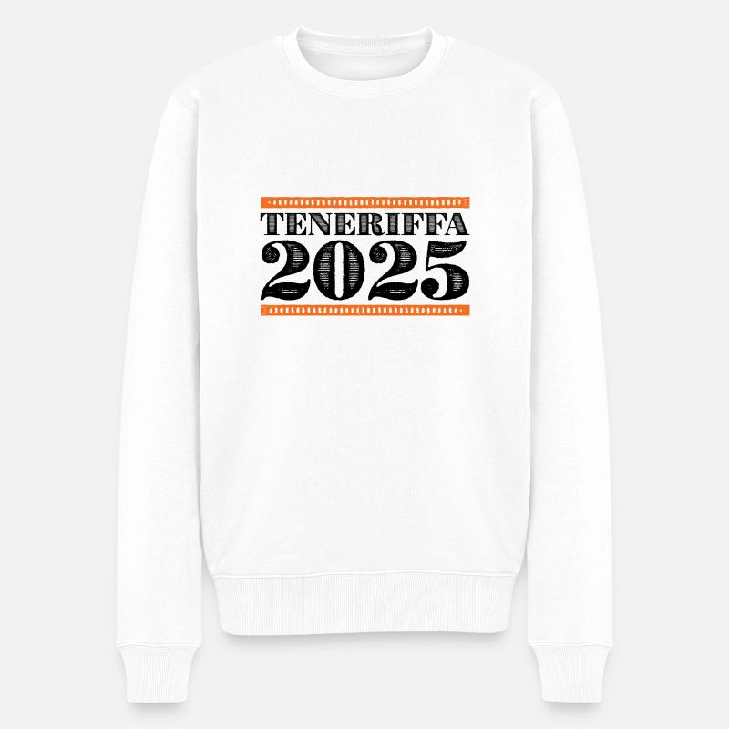 Ténérife 2025 - Pull Premium bio Homme - blanc