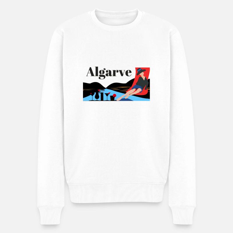 Alarve - Pull Premium bio Homme - blanc