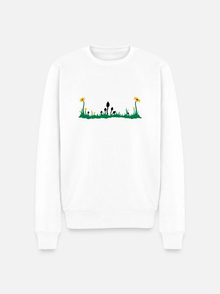 magic mushroom - Pull Premium bio Homme - blanc