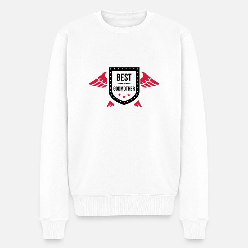 Best Godmother - Pull Premium bio Homme - blanc