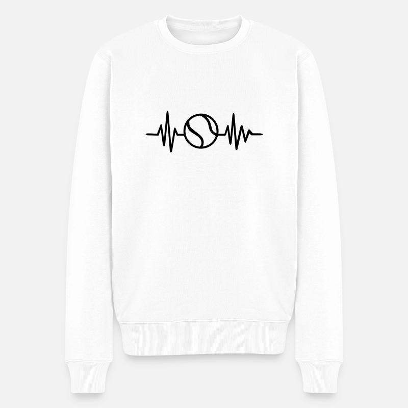 Tennis - Pull Premium bio Homme - blanc